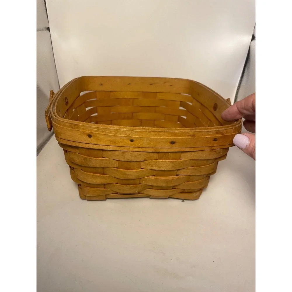 Longaberger Woven‎ Traditions Market Basket 9x9x5  Rectangular